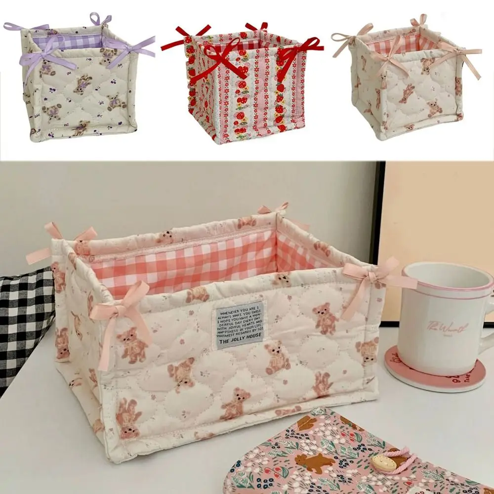 Cotton Quilted Storage Basket Square Ins Style Desktop Storage Basket Soft Large Capacity Sundries Organizing Bag Snacks
Cotton Quilted Storage Basket Square Ins Style Desktop Storage Basket Soft Large Capacity Sundries Organizing Bag Snacks