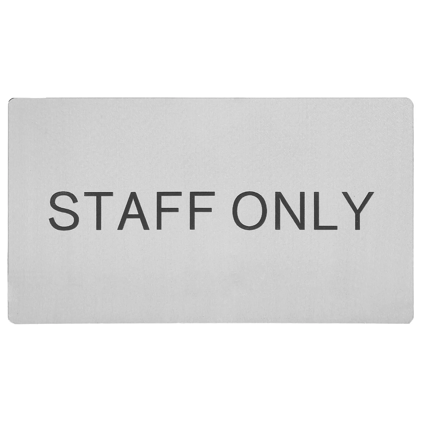 Aluminum Alloy Staff Only Door Sign Striking Colors Clear Lettering Long Distance Readable for Office Store Restaurant
Aluminum Alloy Staff Only Door Sign Striking Colors Clear Lettering Long Distance Readable for Office Store Restaurant