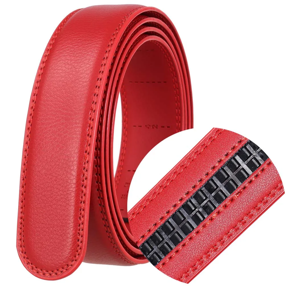 Belt No Buckle for Automatic Buckle Genuine Leather Belts Without Buckle for Men Women High Quality Male Jeans Belt Red
Belt No Buckle for Automatic Buckle Genuine Leather Belts Without Buckle for Men Women High Quality Male Jeans Belt Red