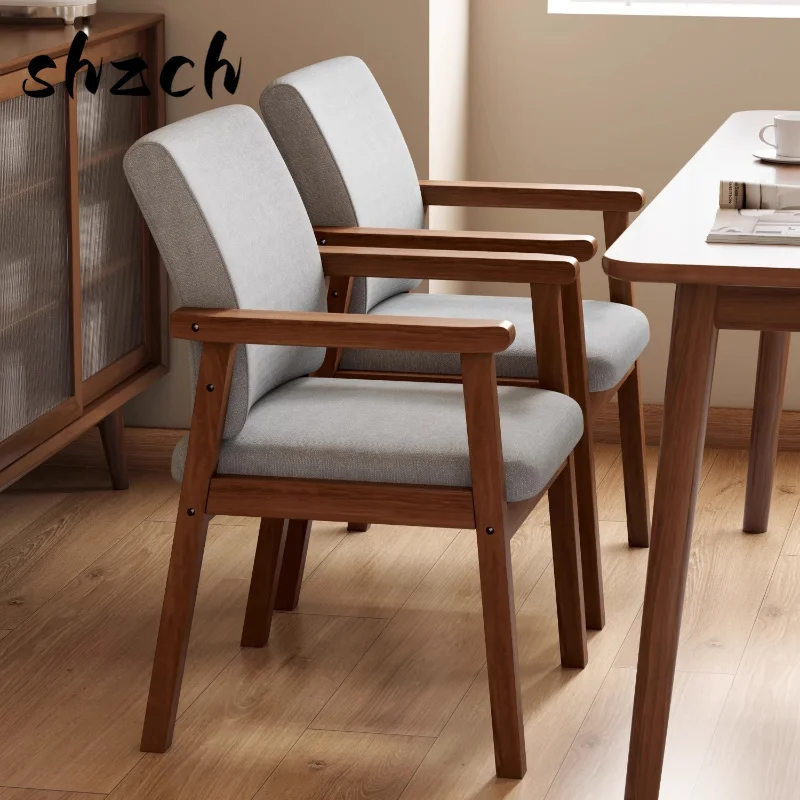 Living Room Furniture Solid Wood Dining Chair Household Learn with Armrests Backrest Chair Office Soft Seats Coffee Chair
Living Room Furniture Solid Wood Dining Chair Household Learn with Armrests Backrest Chair Office Soft Seats Coffee Chair