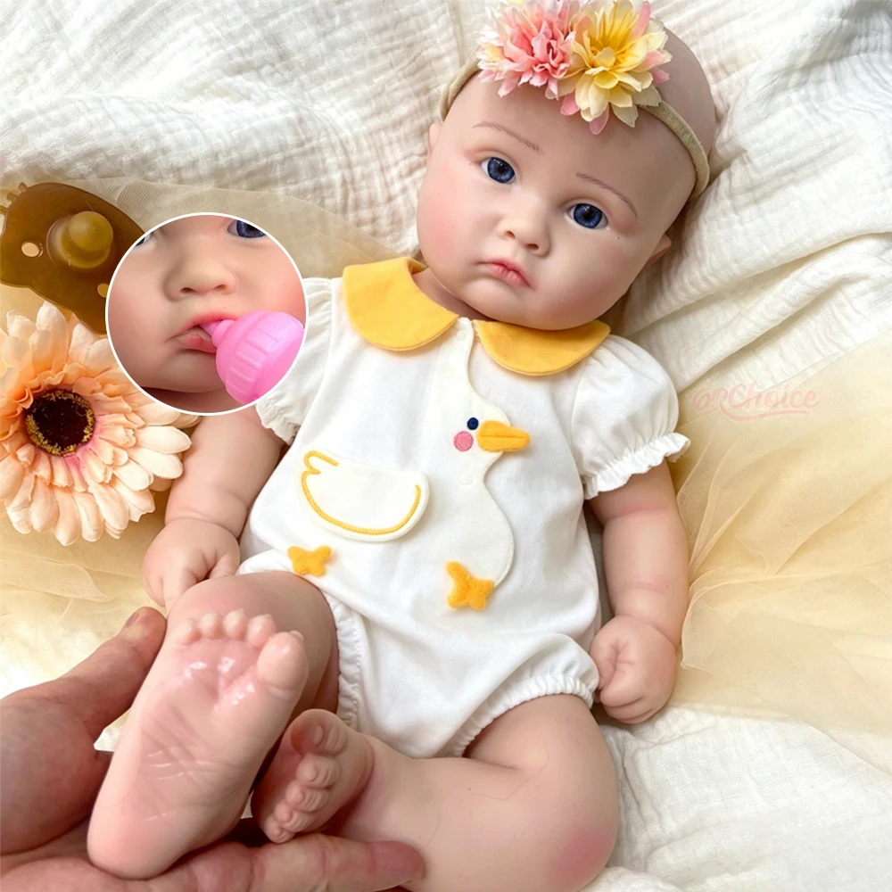45cm Adorable Silicone Reborn Baby Girl Full Body Soft Realistic Lovely Design Soothing Companion Doll For Alzheimer's Care
45cm Adorable Silicone Reborn Baby Girl Full Body Soft Realistic Lovely Design Soothing Companion Doll For Alzheimer's Care