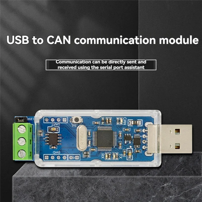 Адаптер анализатора Canbus Встроенный USB-CAN Встроенный трансивер CAN TJA1051T-Коммуниционный модуль для диагностики сетевых данных CAN-A9
Адаптер анализатора Canbus Встроенный USB-CAN Встроенный трансивер CAN TJA1051T-Коммуниционный модуль для диагностики сетевых данных CAN-A9