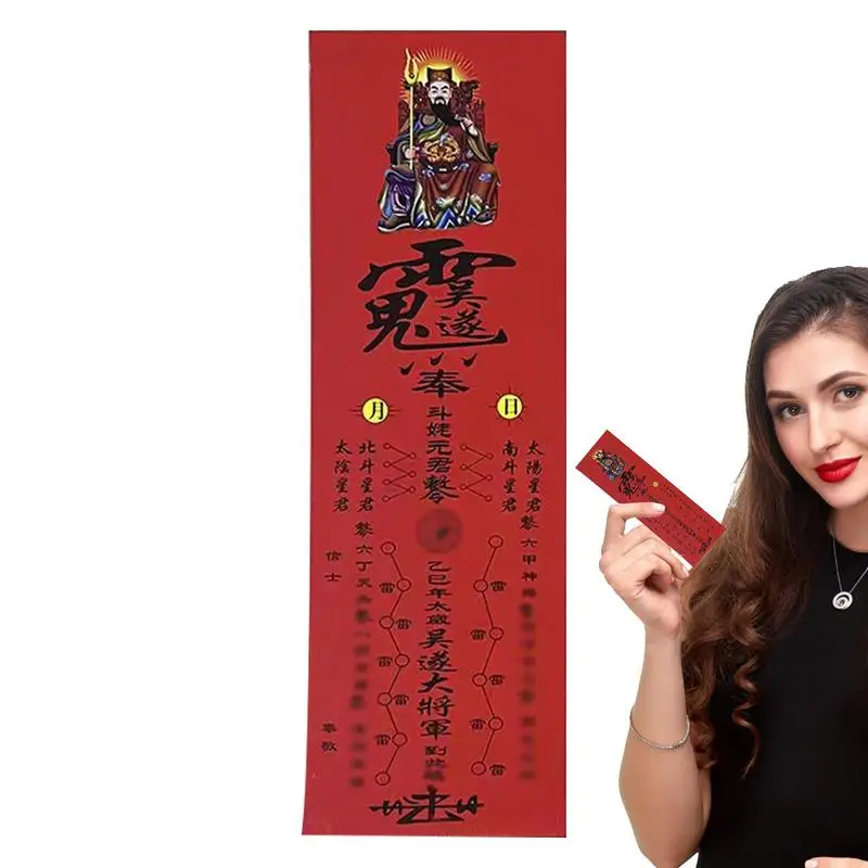 New 2025 Tai Sui Amulet Card Feng Shui Prayer Paper Symbol Exorcism Protection Buddha Gift Safe Bring In Wealth And Treasure
New 2025 Tai Sui Amulet Card Feng Shui Prayer Paper Symbol Exorcism Protection Buddha Gift Safe Bring In Wealth And Treasure