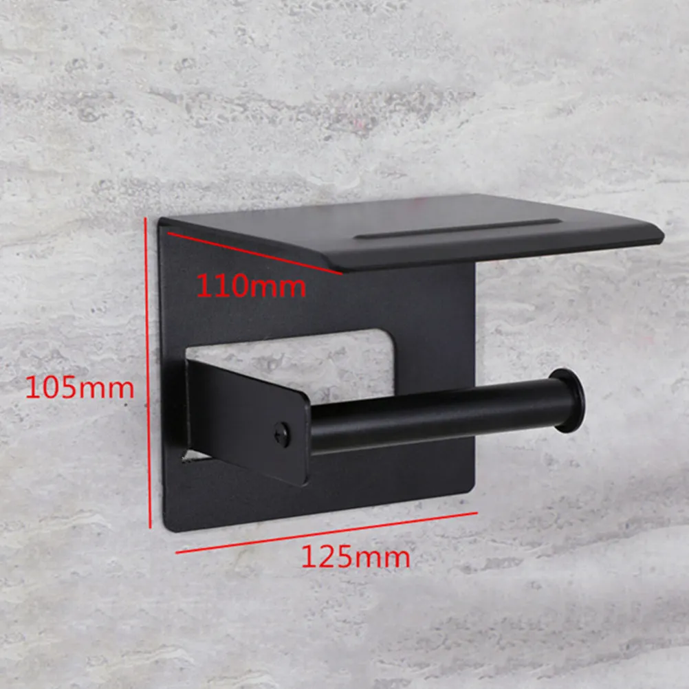 Heavy Duty Metal Wall Mount Toilet Paper Holder Storage Shelf For Bathroom Kitchen Cafe Black Aluminum Alloy Tissue
Heavy Duty Metal Wall Mount Toilet Paper Holder Storage Shelf For Bathroom Kitchen Cafe Black Aluminum Alloy Tissue