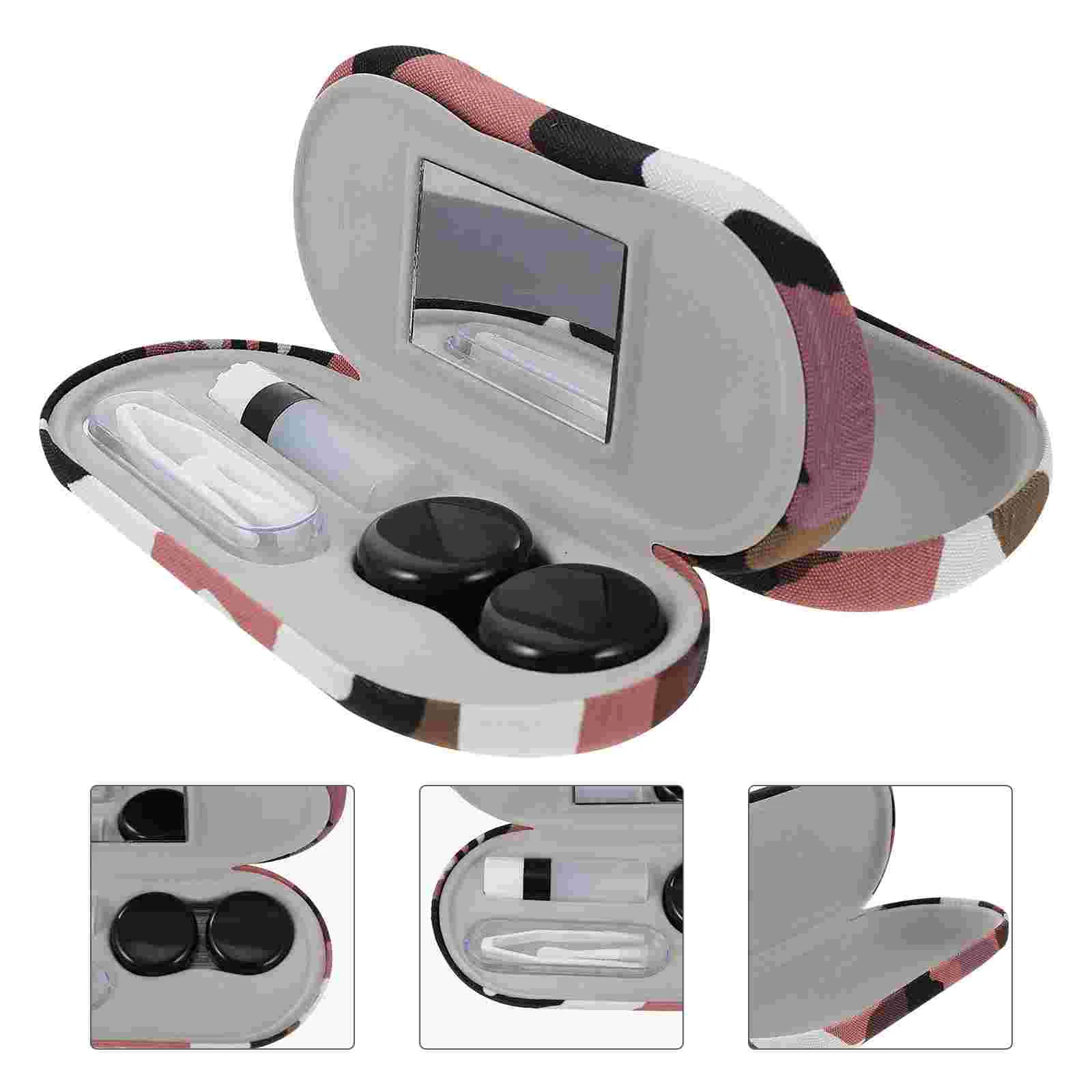Glasses Case Eye Double Layer Cases Eyeglasses Contact Lenses Container Protector Flocking Cloth Travel Color
Glasses Case Eye Double Layer Cases Eyeglasses Contact Lenses Container Protector Flocking Cloth Travel Color
