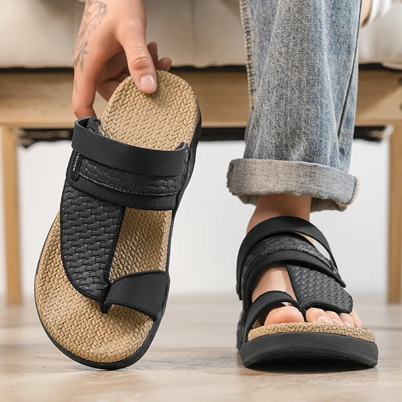 Men's Summer Casual Slip-On Sandals Driving Beach Soft Bottom Thong Slippers Breathable Thick Bottom EVA Slip-On Sandals
Men's Summer Casual Slip-On Sandals Driving Beach Soft Bottom Thong Slippers Breathable Thick Bottom EVA Slip-On Sandals