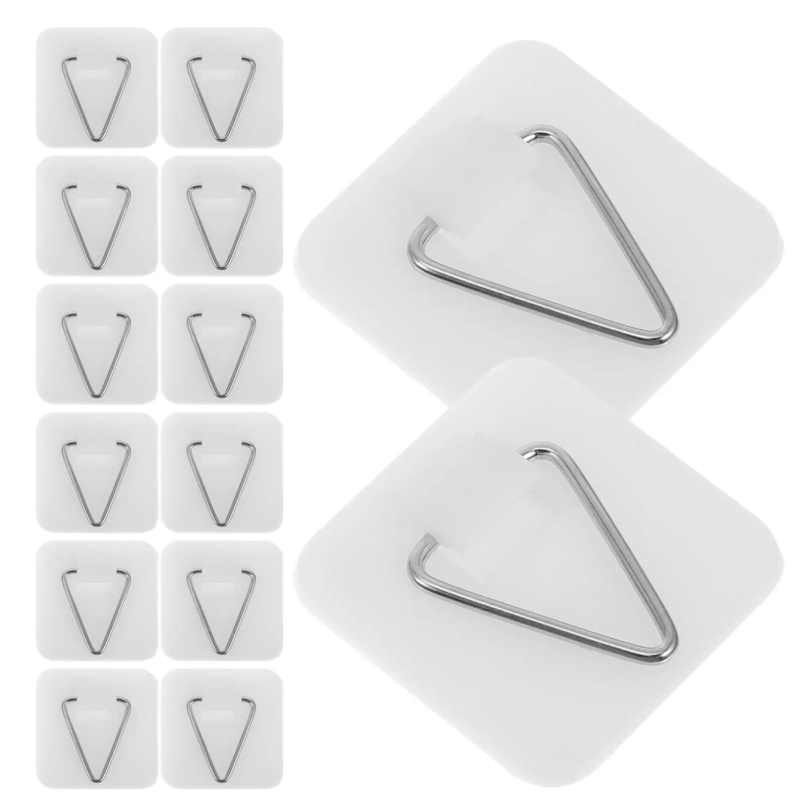 30 Pcs Hook Plate Adhesive Hangers Square Wall Holders for Decorative Display Stainless Steel No Residue Strong Material
30 Pcs Hook Plate Adhesive Hangers Square Wall Holders for Decorative Display Stainless Steel No Residue Strong Material