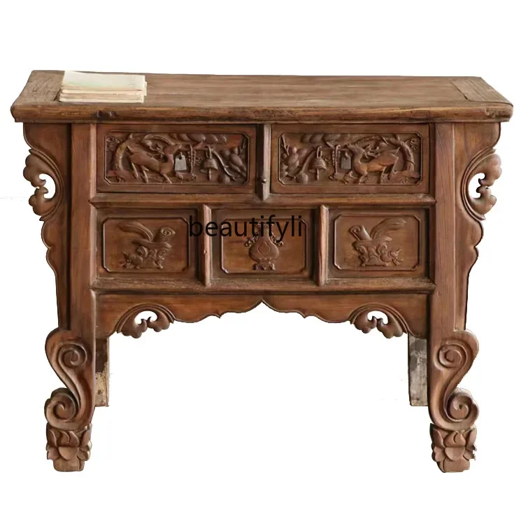 X188 Chinese Style Entry Door Living Room Solid Wood Storage Retro Front Door Partition Entrance Cabinet Integrated furniture
X188 Chinese Style Entry Door Living Room Solid Wood Storage Retro Front Door Partition Entrance Cabinet Integrated furniture