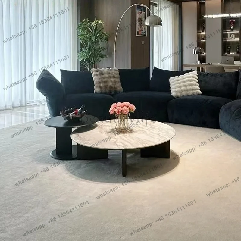Modern minimalist creative hall high-end combination household small apartment marble round
Modern minimalist creative hall high-end combination household small apartment marble round
