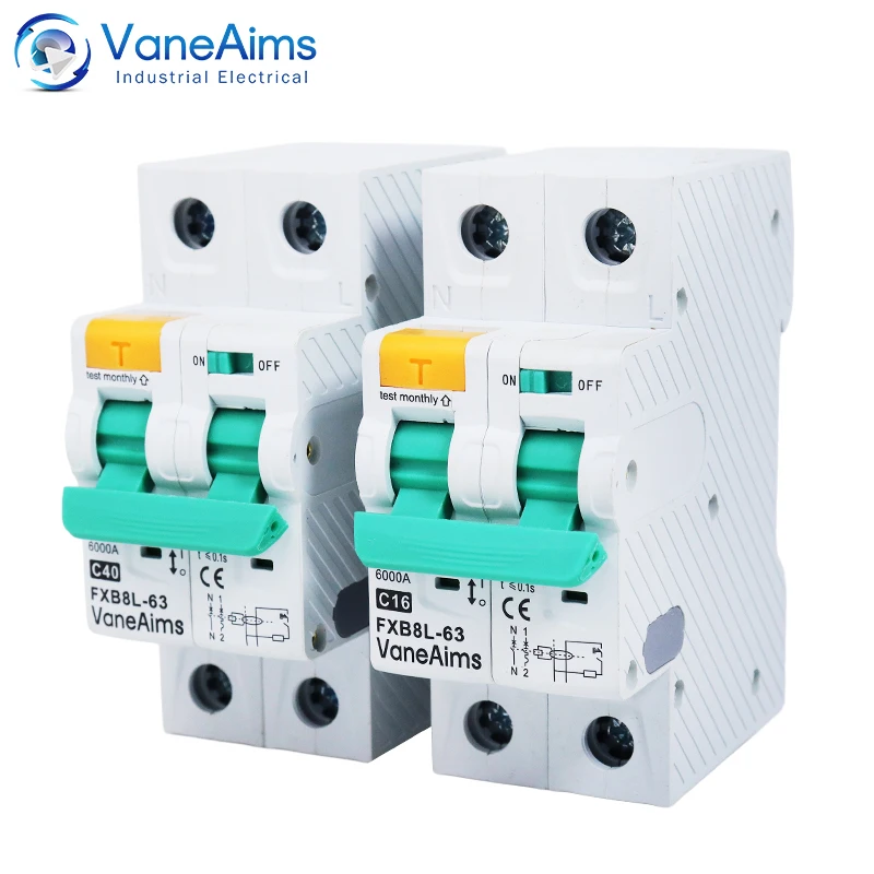 RCBO 1P+N Leakage Protector AC230V 6A-63A Leakage Overload Short Circuit Protection Residual Current Circuit Breaker Switch
RCBO 1P+N Leakage Protector AC230V 6A-63A Leakage Overload Short Circuit Protection Residual Current Circuit Breaker Switch