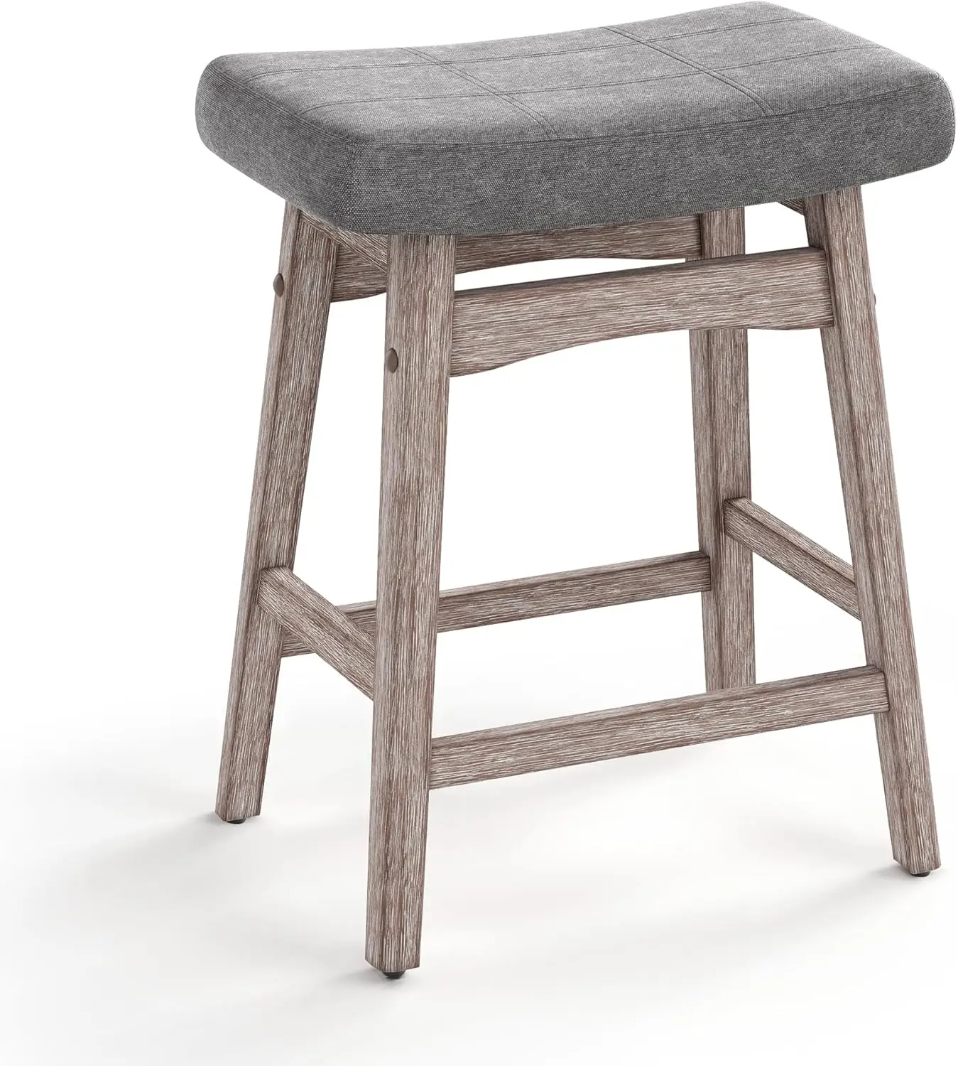 Counter Height Bar Stool for Kitchen Counter Solid Wood Legs with Fabric Saddle Seat Farmhouse Barstool for 34"-38" Cou
Counter Height Bar Stool for Kitchen Counter Solid Wood Legs with Fabric Saddle Seat Farmhouse Barstool for 34"-38" Cou