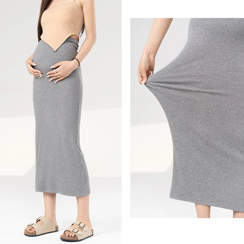 Spring Summer Pregnant Women's Straight Skirts Soft Pregnancy Dress Support Abdomen Elasticity Long Skirt for Maternity Women
Spring Summer Pregnant Women's Straight Skirts Soft Pregnancy Dress Support Abdomen Elasticity Long Skirt for Maternity Women