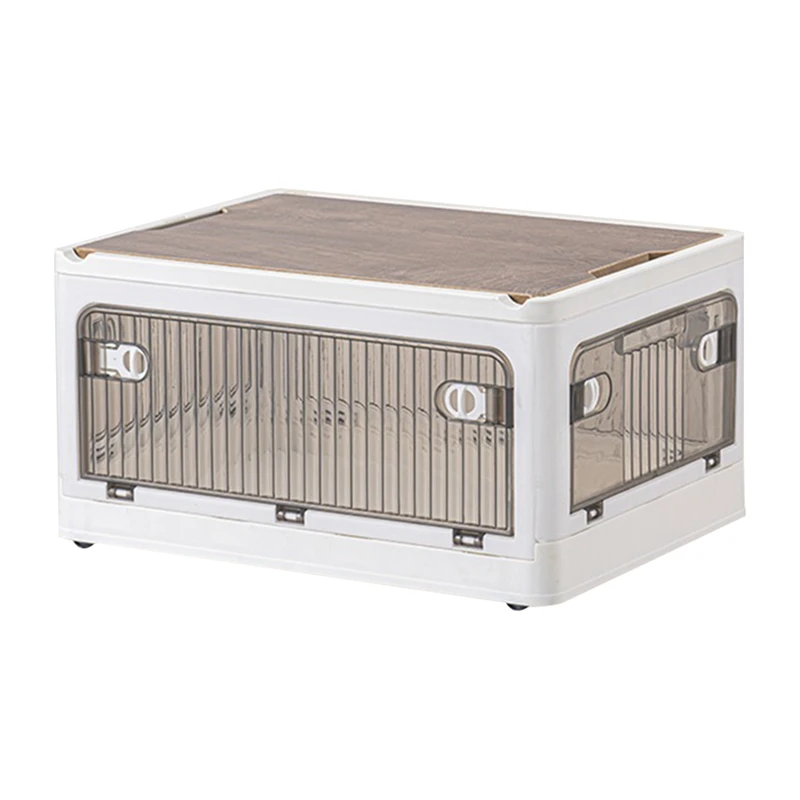 Outdoor Camping Folding Box With Wooden Lid Capacity Car Storage Box Food Organizer For Household 56L
Outdoor Camping Folding Box With Wooden Lid Capacity Car Storage Box Food Organizer For Household 56L