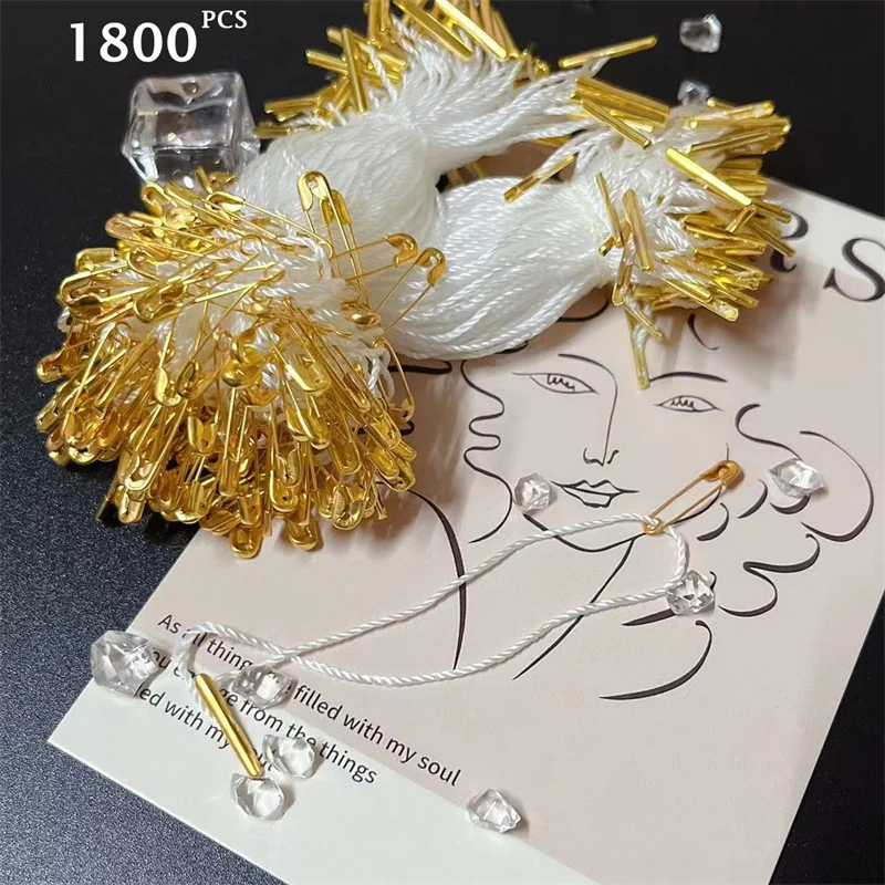 1800 Pcs Metal Safety Pin Line Tag Polyester Rope Candy/Goods/Shirts Display Packaging Label Rope Garment Accessories Wholesales
1800 Pcs Metal Safety Pin Line Tag Polyester Rope Candy/Goods/Shirts Display Packaging Label Rope Garment Accessories Wholesales