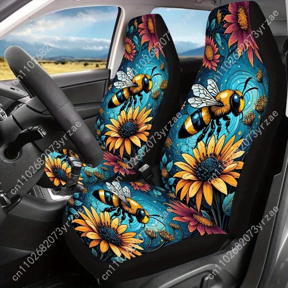 Sunflower Bees Car Seat Covers Universal Environmentally Friendly Interior Decorations Comfortable Breathable Car Seat Covers
Sunflower Bees Car Seat Covers Universal Environmentally Friendly Interior Decorations Comfortable Breathable Car Seat Covers