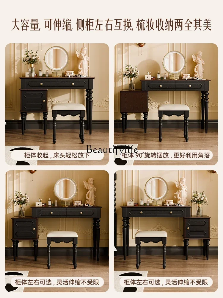 ld14ld14 French Style Dressing Table Integrated Retro Modern Simple Solid Wood Makeup Table Storage Cabinet
ld14ld14 French Style Dressing Table Integrated Retro Modern Simple Solid Wood Makeup Table Storage Cabinet
