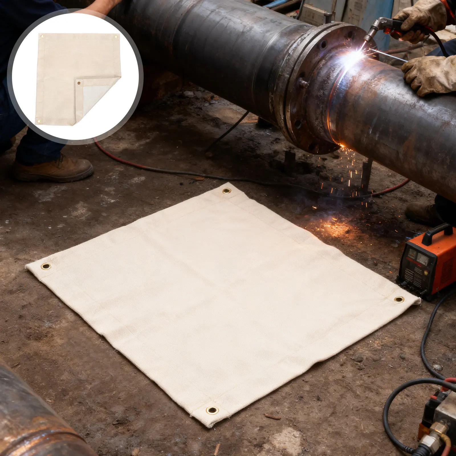 Прочное огнеупорное сварочное одеяло из стекловолокна, термостойкое, изолирующее, для экстренной защиты от огня, для использования на открытом воздухе и при барбекю
Прочное огнеупорное сварочное одеяло из стекловолокна, термостойкое, изолирующее, для экстренной защиты от огня, для использования на открытом воздухе и при барбекю