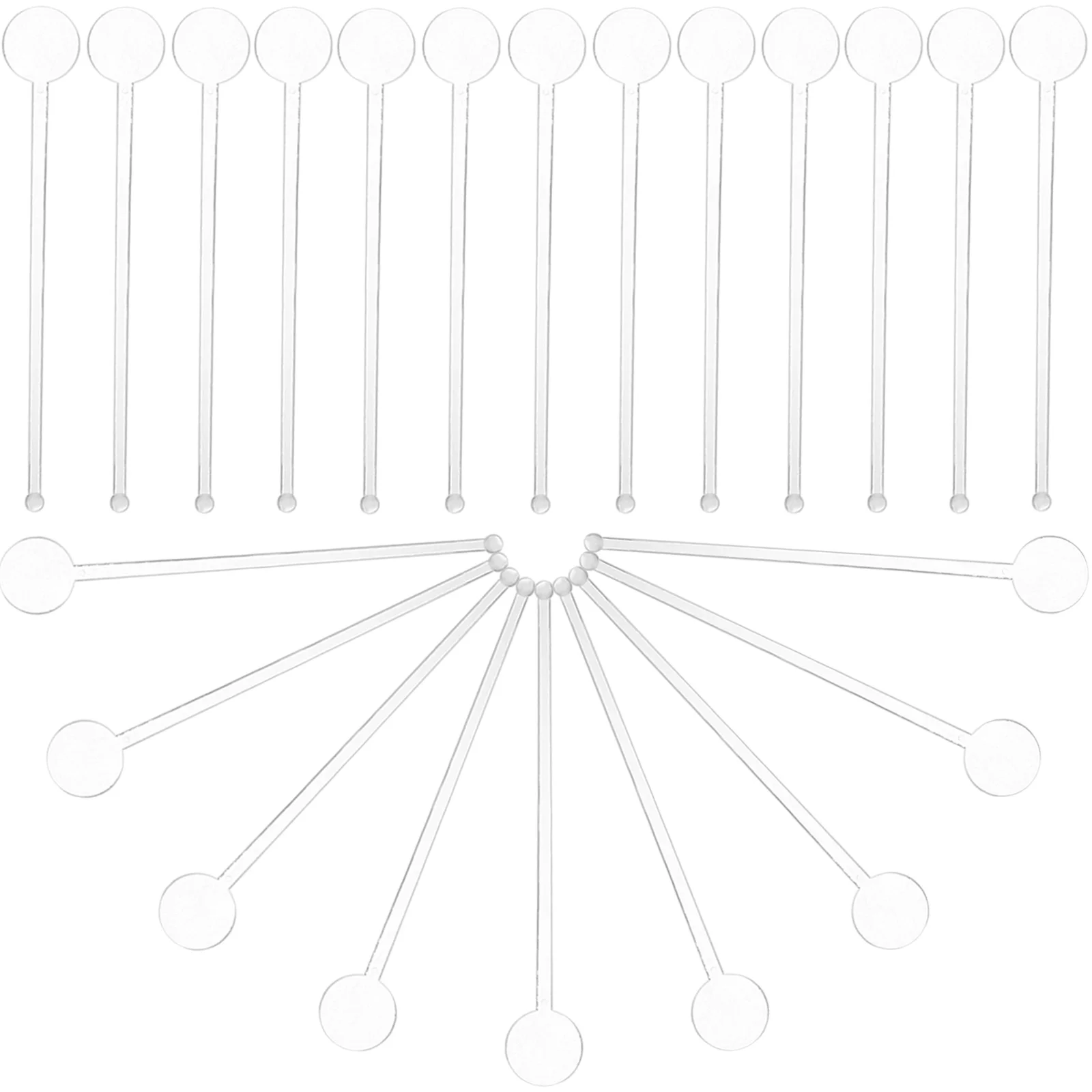 80 Pcs Clear Swizzle Stick Coffee Stirrers Reusable Stirring Rod Drink Cocktails Plastic Burlap Sticks
80 Pcs Clear Swizzle Stick Coffee Stirrers Reusable Stirring Rod Drink Cocktails Plastic Burlap Sticks