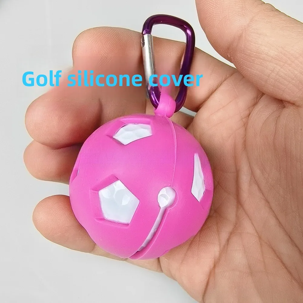 Golf Silicone Ball Cover 1 Pack Golf Ball Protective Cover, Golf Silicone Protective Cover, with Mountaineering Hook
Golf Silicone Ball Cover 1 Pack Golf Ball Protective Cover, Golf Silicone Protective Cover, with Mountaineering Hook
