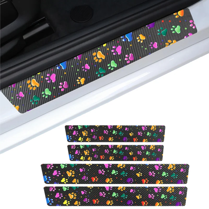 4Pcs carbon fiber door sill protection sticker threshold anti-abrasion and waterproof protective film car exterior accessories
4Pcs carbon fiber door sill protection sticker threshold anti-abrasion and waterproof protective film car exterior accessories