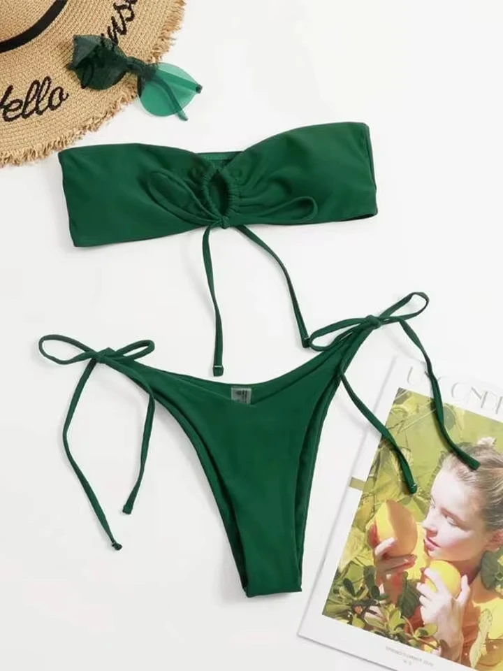 Vzvn Sexy Solid Strapless Brazil Bikinis Women Split Swimsuit Beach Vacation Bikini 2026 All Season Backless Bikinis 2 Piece Set
Vzvn Sexy Solid Strapless Brazil Bikinis Women Split Swimsuit Beach Vacation Bikini 2026 All Season Backless Bikinis 2 Piece Set