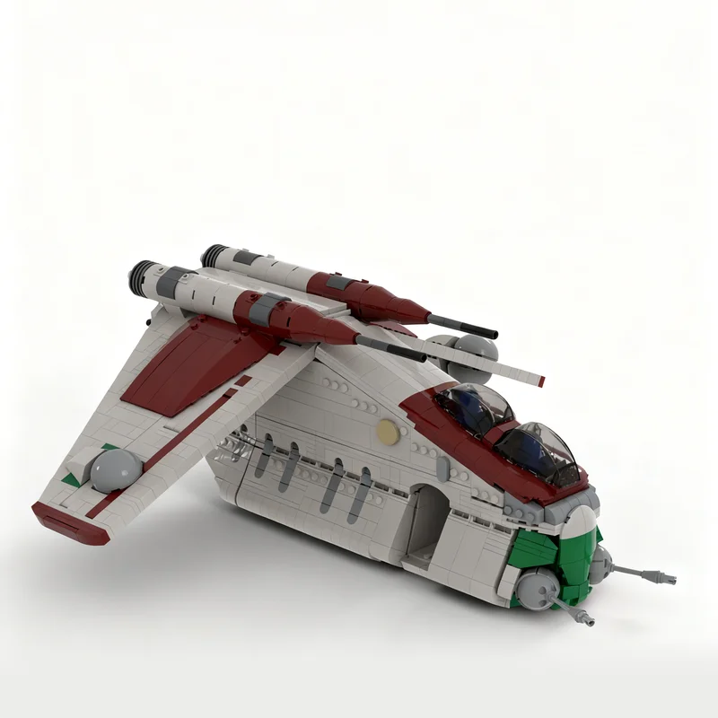 1679PCS MOC Space Battle Low Altitude Assault Transport Infantry Laat I Galactic Republic Attack Gunship Model Blocks DIY Gift
1679PCS MOC Space Battle Low Altitude Assault Transport Infantry Laat I Galactic Republic Attack Gunship Model Blocks DIY Gift