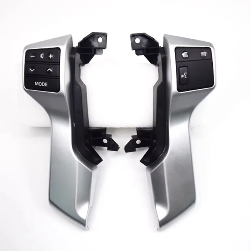 Для Toyota Prado 2010-2017 автомобильный руль круиз-регулятор громкости Bluetooth кнопки управления серебряные панели 
Для Toyota Prado 2010-2017 автомобильный руль круиз-регулятор громкости Bluetooth кнопки управления серебряные панели