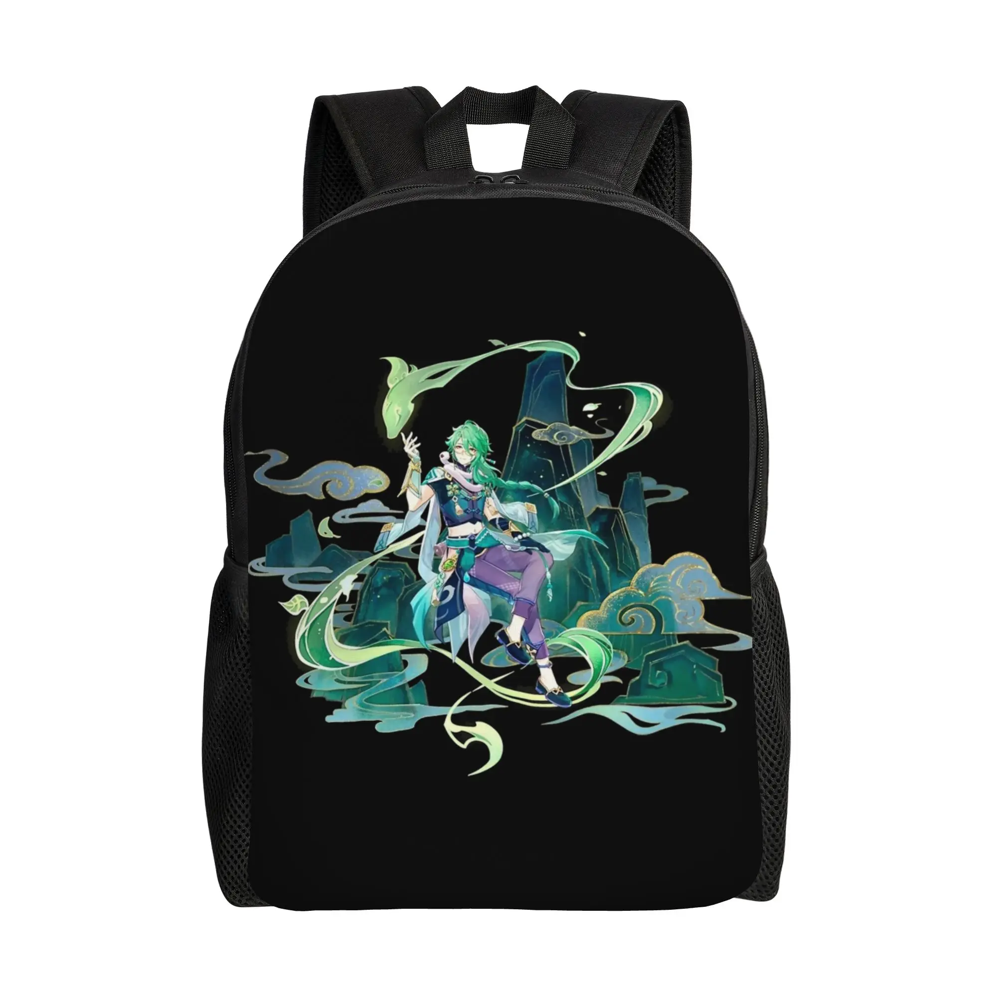 Рюкзак Genshin Impact Baizhu Wish Gacha для подростков, уличный, студенческий, деловой, с художественным дизайном, для мужчин и женщин, для ноутбука, на плечо
Рюкзак Genshin Impact Baizhu Wish Gacha для подростков, уличный, студенческий, деловой, с художественным дизайном, для мужчин и женщин, для ноутбука, на плечо