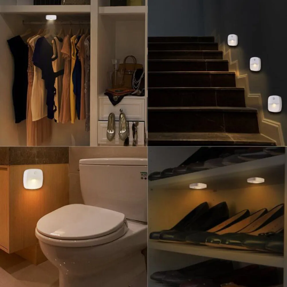 3Pcs Intelligent Sensor Night Light Warm White 2700-3200K LED Motion Human Body Corridor Cabinet Lamp Automatic Lighting
3Pcs Intelligent Sensor Night Light Warm White 2700-3200K LED Motion Human Body Corridor Cabinet Lamp Automatic Lighting