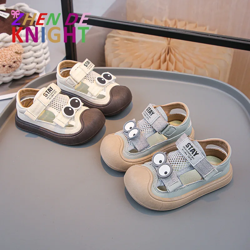 Summer PU Closed Toe Hook Loop Baby Boys Girls Sport Sandals Solid Mesh Kids Casual Shoes Hollow Out Soft Sole Children Sneakers
Summer PU Closed Toe Hook Loop Baby Boys Girls Sport Sandals Solid Mesh Kids Casual Shoes Hollow Out Soft Sole Children Sneakers