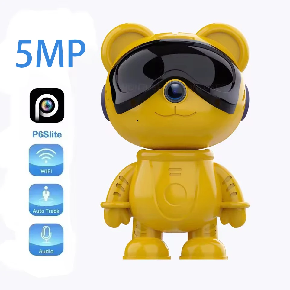 5MP PTZ Wifi IP Camera 5G Wireless Home Security Robot Cam Two-way Audio Surveillance Invisible Lens Wifi Night Vision Pet Robot
5MP PTZ Wifi IP Camera 5G Wireless Home Security Robot Cam Two-way Audio Surveillance Invisible Lens Wifi Night Vision Pet Robot