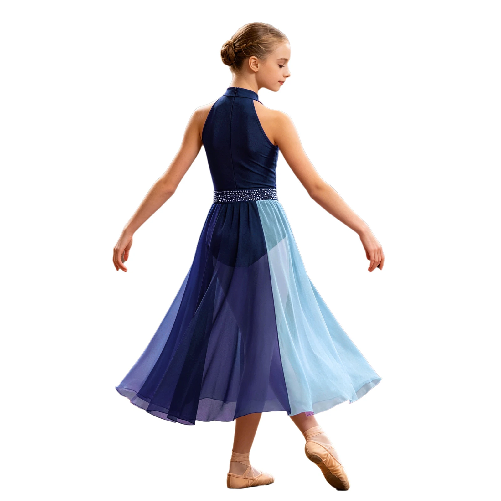 Girls Lyrical Dance Dress Ballet Gymnastics Figure Skating Contemporary Dancewear Shiny Rhinestones Side Split Chiffon Leotards
Girls Lyrical Dance Dress Ballet Gymnastics Figure Skating Contemporary Dancewear Shiny Rhinestones Side Split Chiffon Leotards