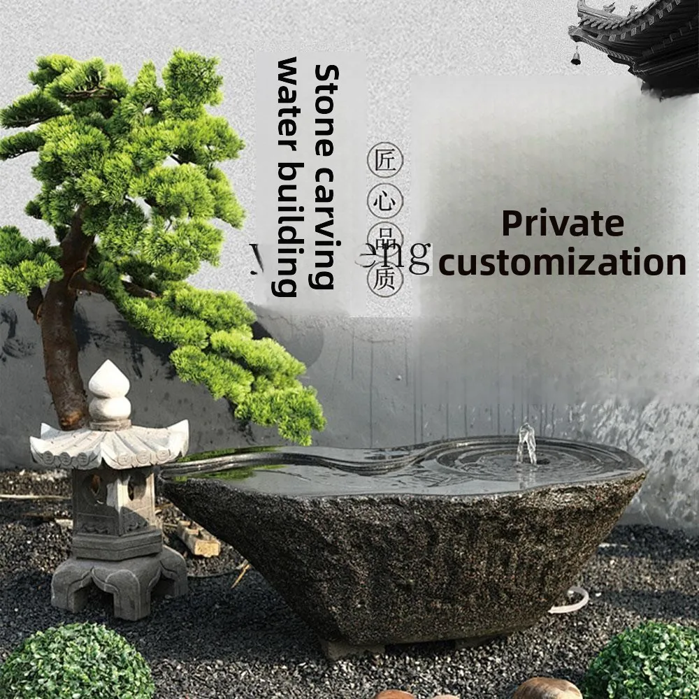 ZC water bowl fountain courtyard flowing water landscape new Chinese zen gathering wealth landscaping ornament
ZC water bowl fountain courtyard flowing water landscape new Chinese zen gathering wealth landscaping ornament
