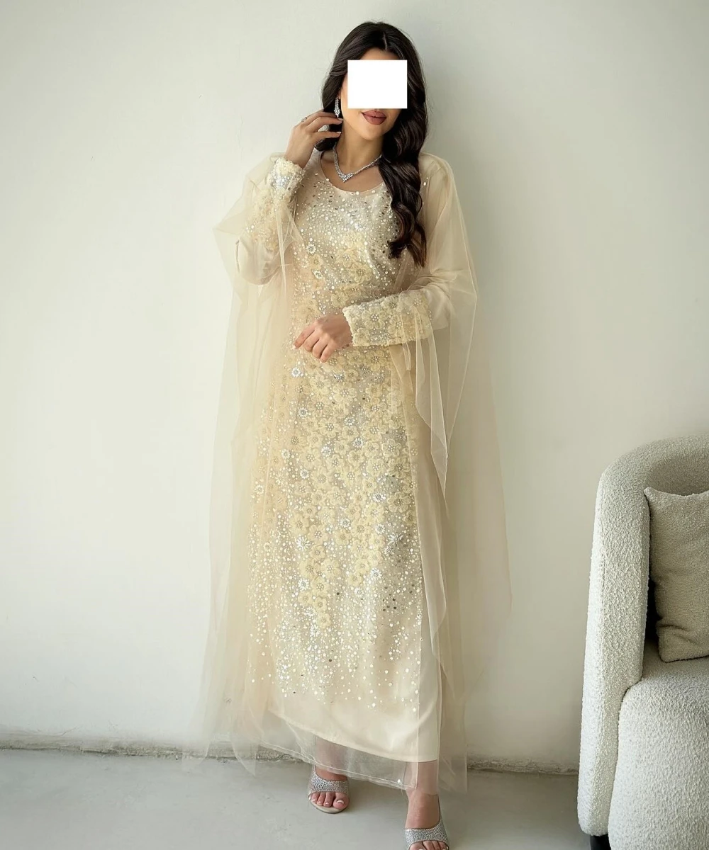 Saudi Arabia Satin Sequined Wedding Party A-line Scoop Neck Bespoke Occasion Gown Long Dresses
Saudi Arabia Satin Sequined Wedding Party A-line Scoop Neck Bespoke Occasion Gown Long Dresses