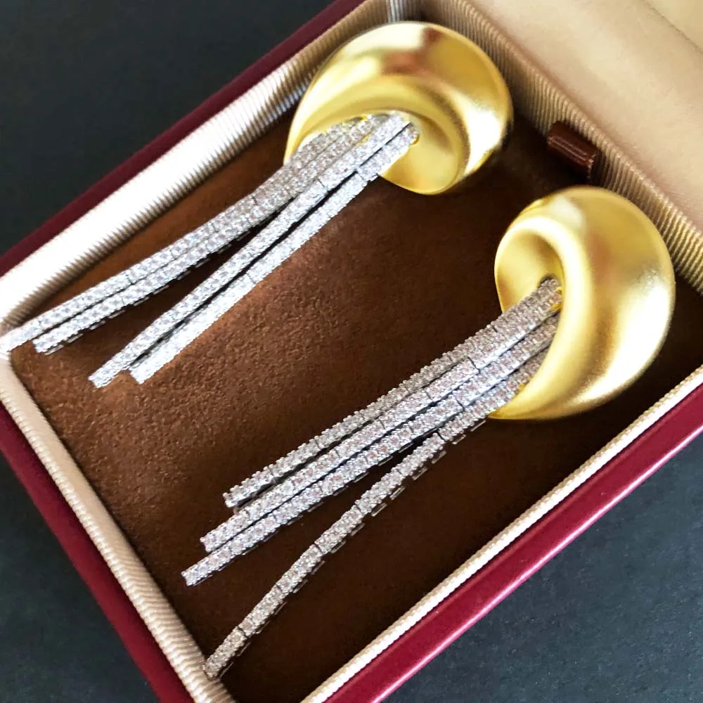 Missvikki 76MM Big Bicolor Flower Earrings For Women Wedding Party Dubai Bridal Jewelry boucle d'oreille femme Gift Jewelry 
Missvikki 76MM Big Bicolor Flower Earrings For Women Wedding Party Dubai Bridal Jewelry boucle d'oreille femme Gift Jewelry