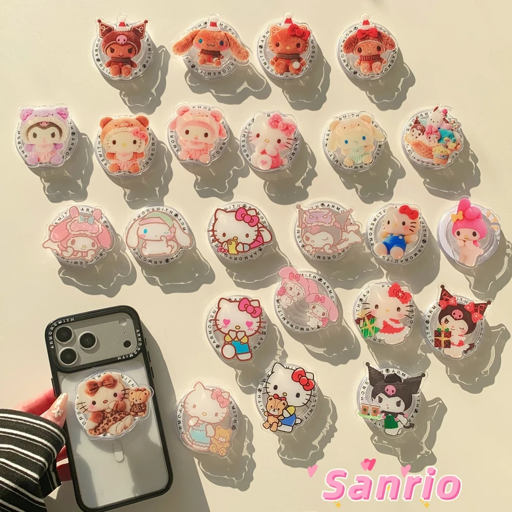 For iPhone Samsung Foldable Wireless Charging Case Holder Sanrio Hello Kitty For Magsafe Magnetic Phone Griptok Grip Tok Stand
For iPhone Samsung Foldable Wireless Charging Case Holder Sanrio Hello Kitty For Magsafe Magnetic Phone Griptok Grip Tok Stand