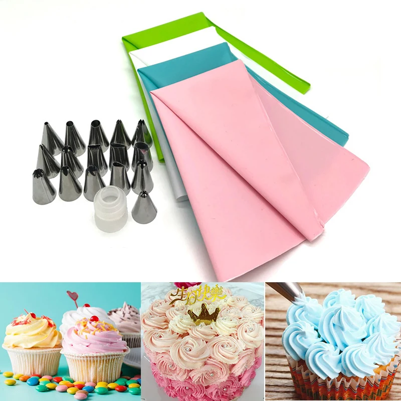 18pcs/Set Piping Nozzle Cake Decoration Set EVA Piping bag, Cookie Piping Nozzle bean-dissolving Tool Kitchen Tools Homeuse
18pcs/Set Piping Nozzle Cake Decoration Set EVA Piping bag, Cookie Piping Nozzle bean-dissolving Tool Kitchen Tools Homeuse