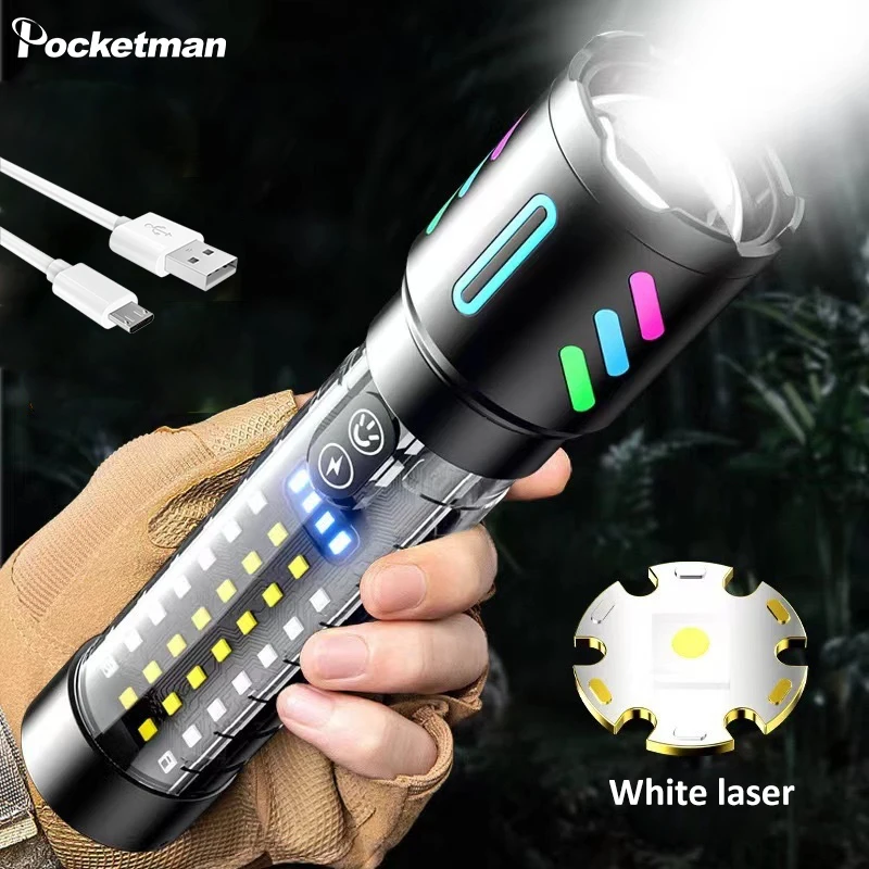 Type-C USB Rechargeable Flashlight High Power LED Telescopic Zoom Flashlight Multifunctional Long Range Torch Emergency Light
Type-C USB Rechargeable Flashlight High Power LED Telescopic Zoom Flashlight Multifunctional Long Range Torch Emergency Light