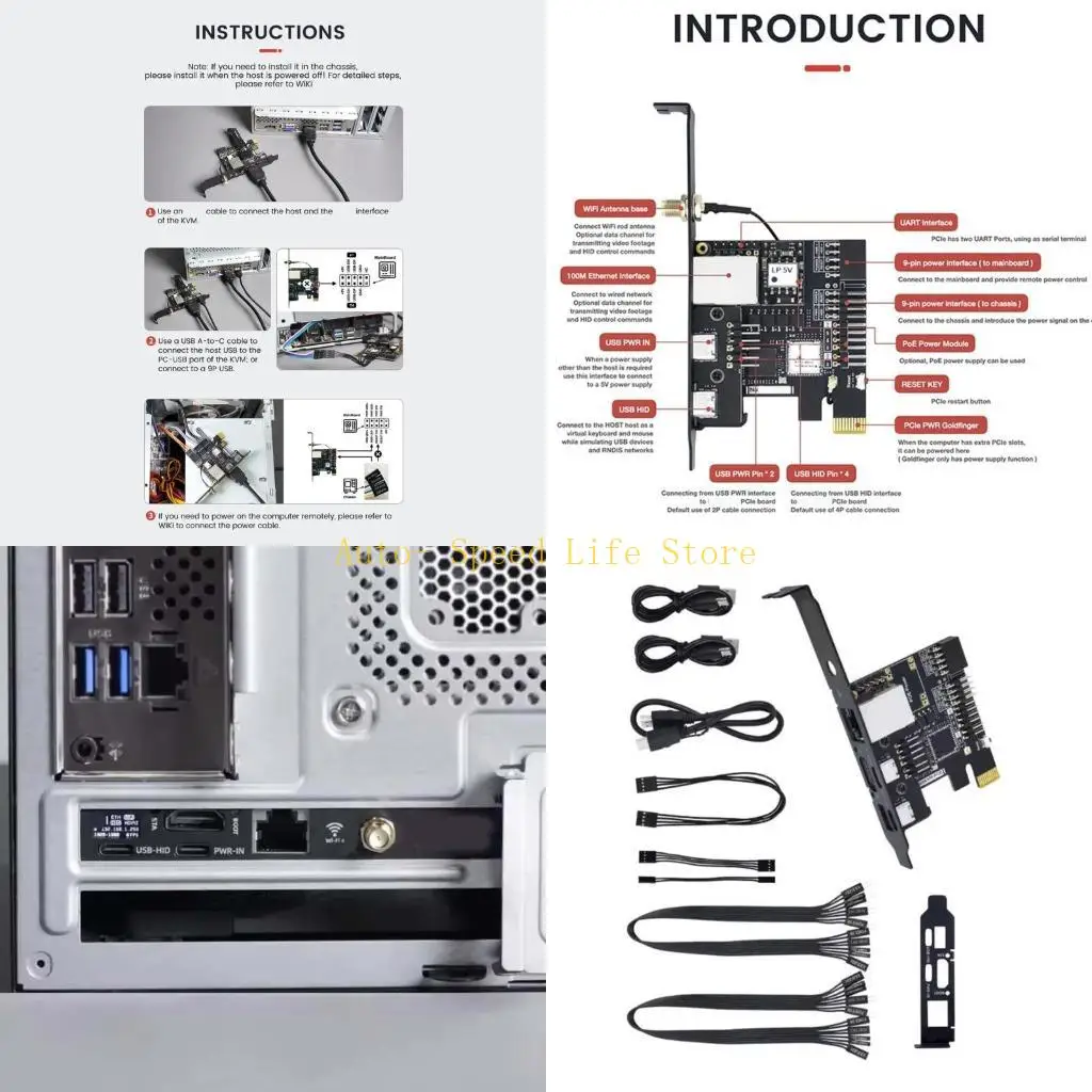 02DA Professional PCIe Expansion RISC-VPiKVM Offering WiFi And Power over Ethernet Optional For Remote Control Needs
02DA Professional PCIe Expansion RISC-VPiKVM Offering WiFi And Power over Ethernet Optional For Remote Control Needs