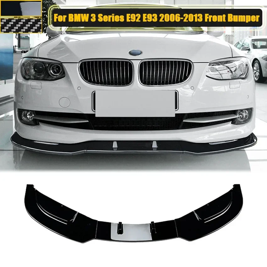 For BMW 3 Series E92 E93 2006-2013 Front Bumper Lip Lower Spoiler Splitter Deflector Body Kit Cover Trim Protect Car Accessories
For BMW 3 Series E92 E93 2006-2013 Front Bumper Lip Lower Spoiler Splitter Deflector Body Kit Cover Trim Protect Car Accessories