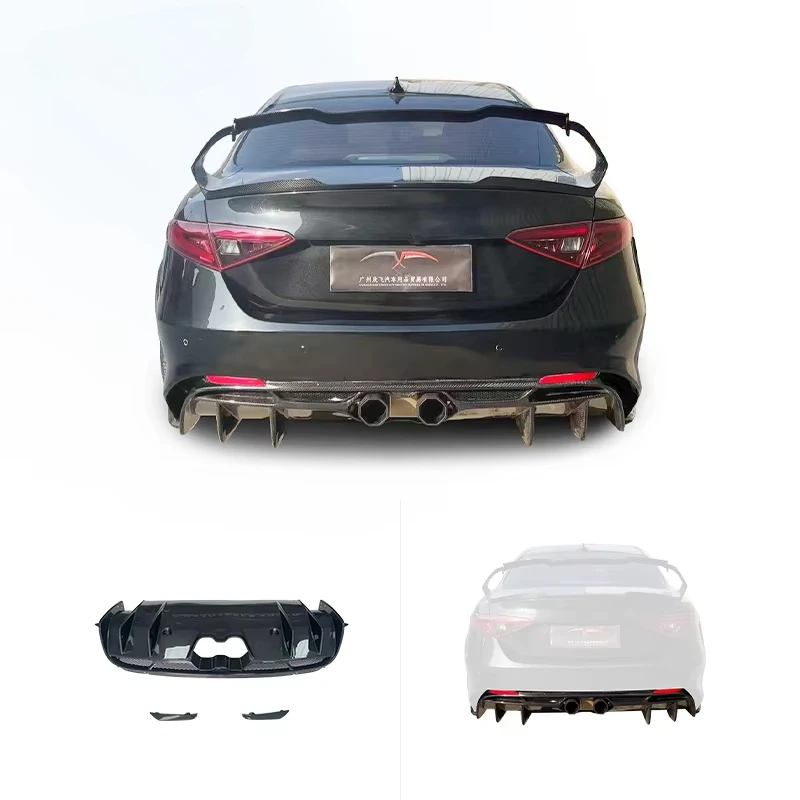 For Alfa Romeo Giulia Upgrade OEM Style Carbon Fiber Body Kit Rear Diffuser High Quality Car Bumper Lip Modification Decoration
For Alfa Romeo Giulia Upgrade OEM Style Carbon Fiber Body Kit Rear Diffuser High Quality Car Bumper Lip Modification Decoration