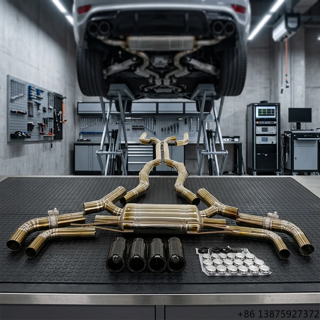Выхлопная система Valvetronic Titanium для X5M F95 X6M F96 4.4T с дистанционным управлением, регулируемыми клапанами и насадками (OEM)
Выхлопная система Valvetronic Titanium для X5M F95 X6M F96 4.4T с дистанционным управлением, регулируемыми клапанами и насадками (OEM)