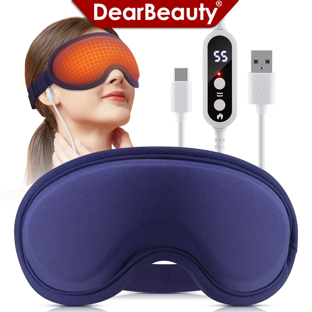 Electric Eye Mask 3D Massage Constant Temperature Hot Compress & Virbration & Smart Timing Sleep Shading Relieve Eye Fatigue
Electric Eye Mask 3D Massage Constant Temperature Hot Compress & Virbration & Smart Timing Sleep Shading Relieve Eye Fatigue