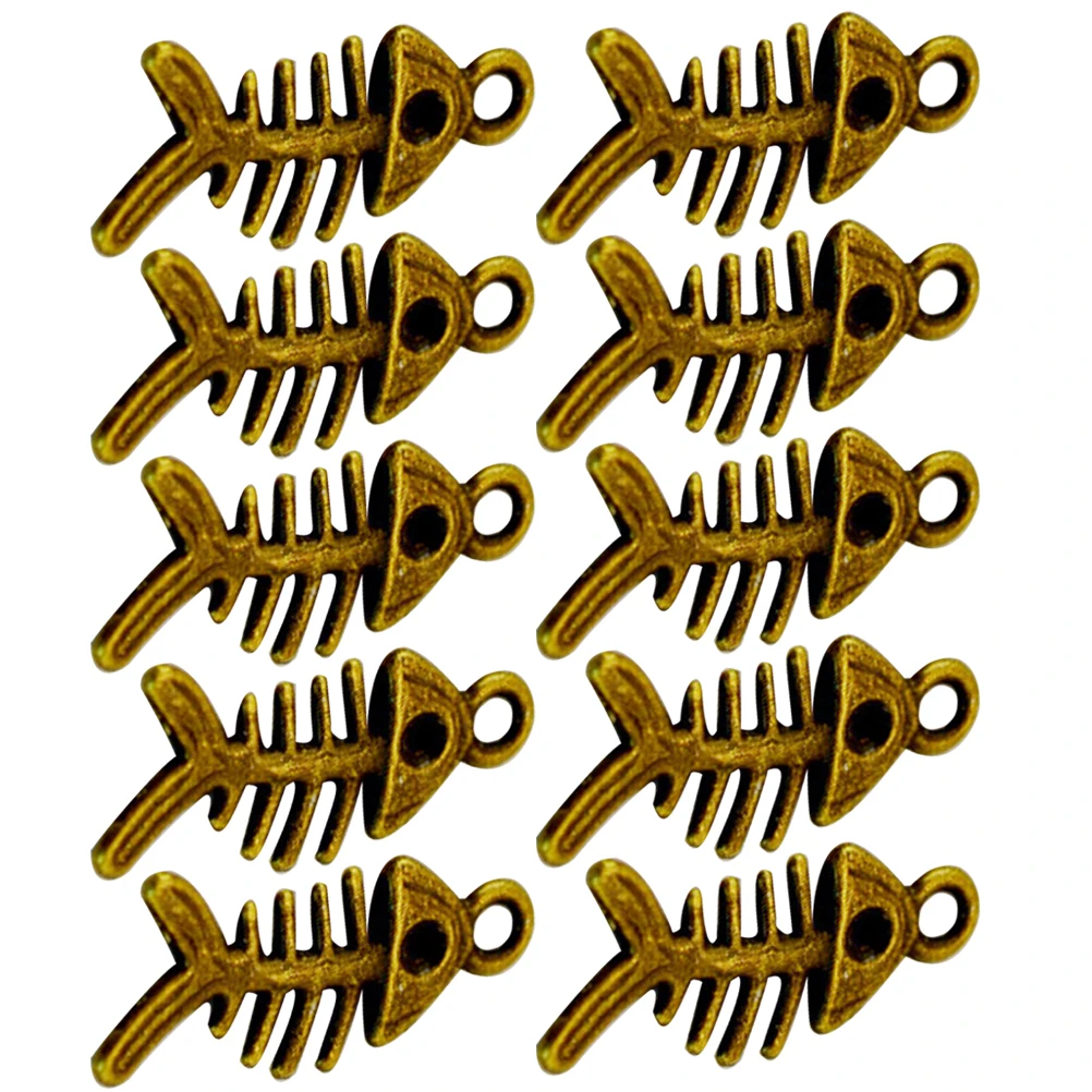 100 Pcs Charm Fish Bone Pendant Charms for Bracelets Earrings Jewelry Making Necklace
100 Pcs Charm Fish Bone Pendant Charms for Bracelets Earrings Jewelry Making Necklace
