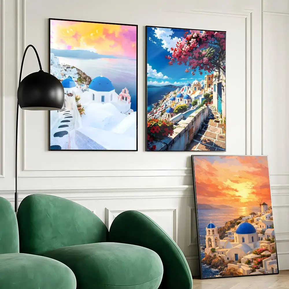 Santorini Church at Sunset Poster Waterproof Wall Art Sticker for Home Bar Decoration, Self-Adhesive Room Wall Decor Mural
Santorini Church at Sunset Poster Waterproof Wall Art Sticker for Home Bar Decoration, Self-Adhesive Room Wall Decor Mural