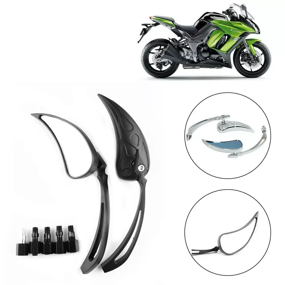 Fashion Flame Decorative Mirror Universal Motorcycle Handlebar Rearview Mirrors Zinc Alloy Racing Bike Motorbike Side Mirror
Fashion Flame Decorative Mirror Universal Motorcycle Handlebar Rearview Mirrors Zinc Alloy Racing Bike Motorbike Side Mirror