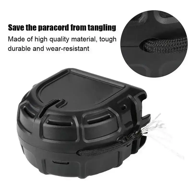 Actical Rope Dispenser Paracord Storage Box Outdoor TRD Wire Quick Cutting Tool For Survival Self-protection Emergency Hot Sale
Actical Rope Dispenser Paracord Storage Box Outdoor TRD Wire Quick Cutting Tool For Survival Self-protection Emergency Hot Sale