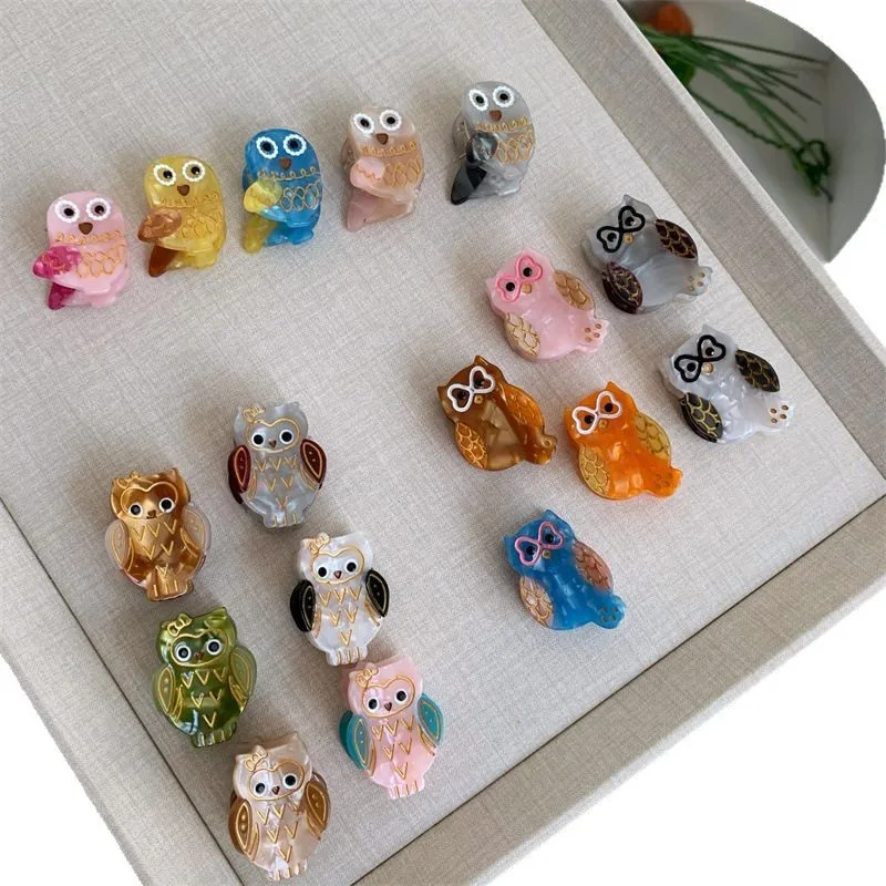 Mini Birds Shark Hair Clips Creative Funny Owl Acetate Hair Claw Clip Animal Parrot Barrettes Hair Accessories for Women
Mini Birds Shark Hair Clips Creative Funny Owl Acetate Hair Claw Clip Animal Parrot Barrettes Hair Accessories for Women