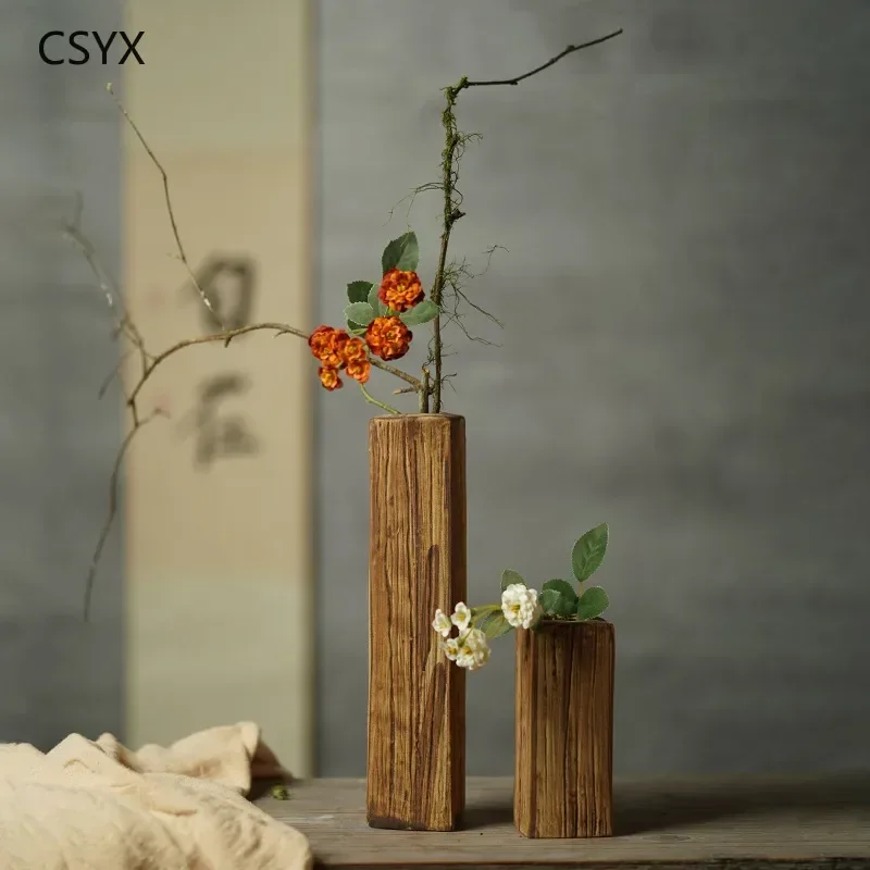 Jingdezhen Square Wood-Grain Aged Ceramic Vase Set -Dual-Purpose Wall/Tabletop New Chinese Ornament,Exquisite Chambre Décoration
Jingdezhen Square Wood-Grain Aged Ceramic Vase Set -Dual-Purpose Wall/Tabletop New Chinese Ornament,Exquisite Chambre Décoration