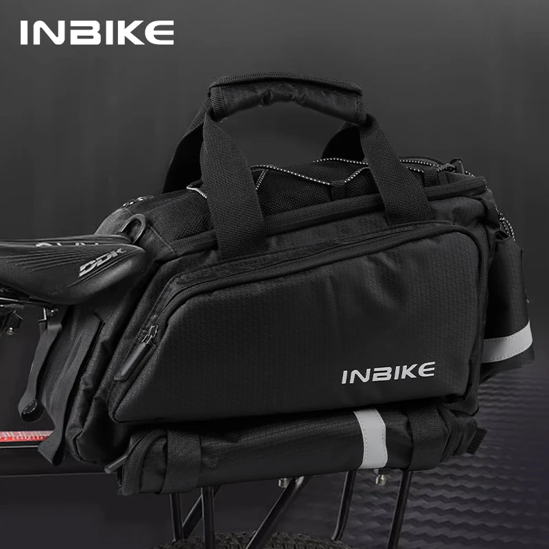 INBIKE Cycling Saddle Seatpost Bag for Mountain Road Bike Rear Rack Bag Double-Sided Expandable Large Capacity Water-Resistant 
INBIKE Cycling Saddle Seatpost Bag for Mountain Road Bike Rear Rack Bag Double-Sided Expandable Large Capacity Water-Resistant